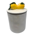Ceramic Canister with Lemons on Lid