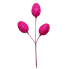 15" Glitter Egg Trio Pick - Pink