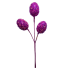 15" Glitter Egg Trio Pick - Purple