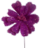 20" Frizzy Daisy Spray - Purple