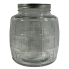 Anchor Hocking 3.8-liter Glass Barrel Jar with Lid & Attachable Handle