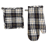 2 pc Plaid Oven Mitt and Potholder Set