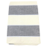 52" x 90" Grey, Blue & White Stripe Tablecloth