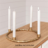 Gold Wreath Candelabra