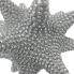 6" Beaded Sunflower Sea Star - Silver