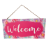 12" Watercolor Welcome Sign