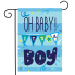 Baby Boy Garden Flag