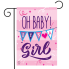 Baby Girl Garden Flag