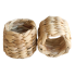 Woven Hyacinth Napkin Rings - Set of 4