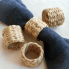 Woven Hyacinth Napkin Rings - Set of 4
