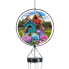Colorful Birdhouses Illuminated Wind Chime