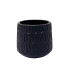 3" Ceramic Vase - Black