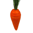 18" Orange Mesh Carrot