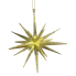 6" Gold/Cream O Holy Night Metallic Shooting Star Ornament