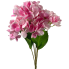 19" Real Touch Hydrangea Bush - Light Pink