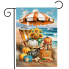 Harvest Beachfront Garden Flag