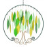 12" Spring Tree Of Life Handcrafted Windchime