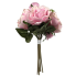 13" Mixed Rose Bouquet- Pink