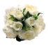 13" Mixed Rose Bouquet- White