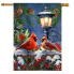 Winter Glow Cardinal House Flag