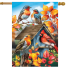 Fall Birds Double-Sided House Flag