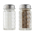 Glass & Stainless Steel Salt & Pepper Shaker Set