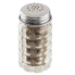 Glass & Stainless Steel Salt & Pepper Shaker Set