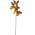 28" Grand Summer Butterfly Spray - Orange