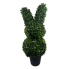 26" UV Boxwood Topiary Bunny