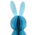 24" Honeycomb Polka Dot Bunny - Blue