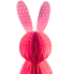 24" Honeycomb Polka Dot Bunny - Pink