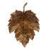 13" Bronze Leaf Plate