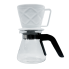 Prepara Ceramic and Glass Premium Pour-Over Set 10 Cups