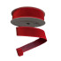 1.5" x 25yd Red Velvet w/ Red Wired Edge Ribbon