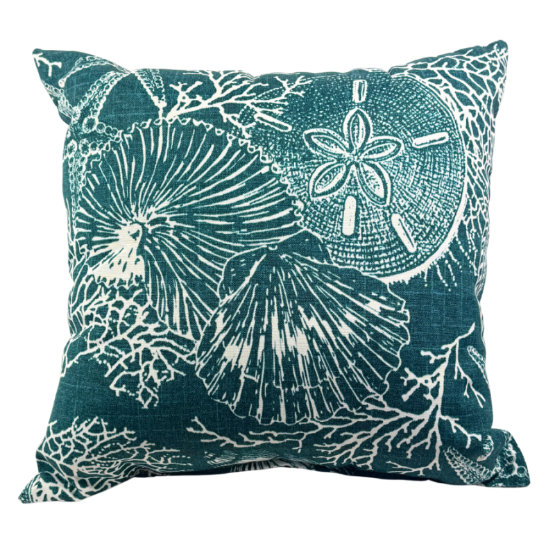 17" Saltwater Atlantic Outdoor Pillow