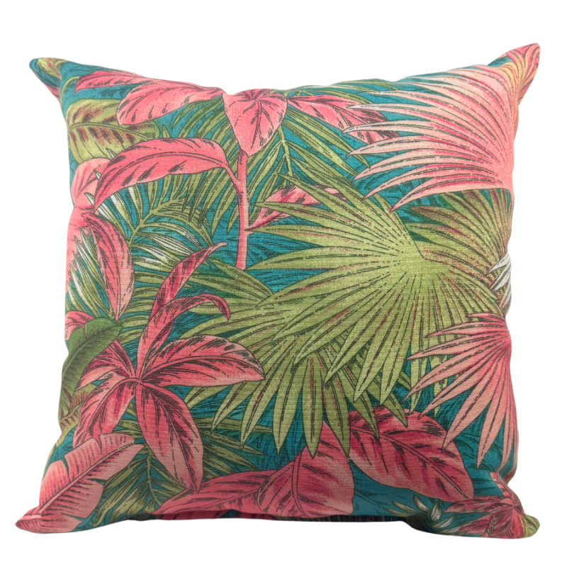 17" Palm Pastel Outdoor Pillow