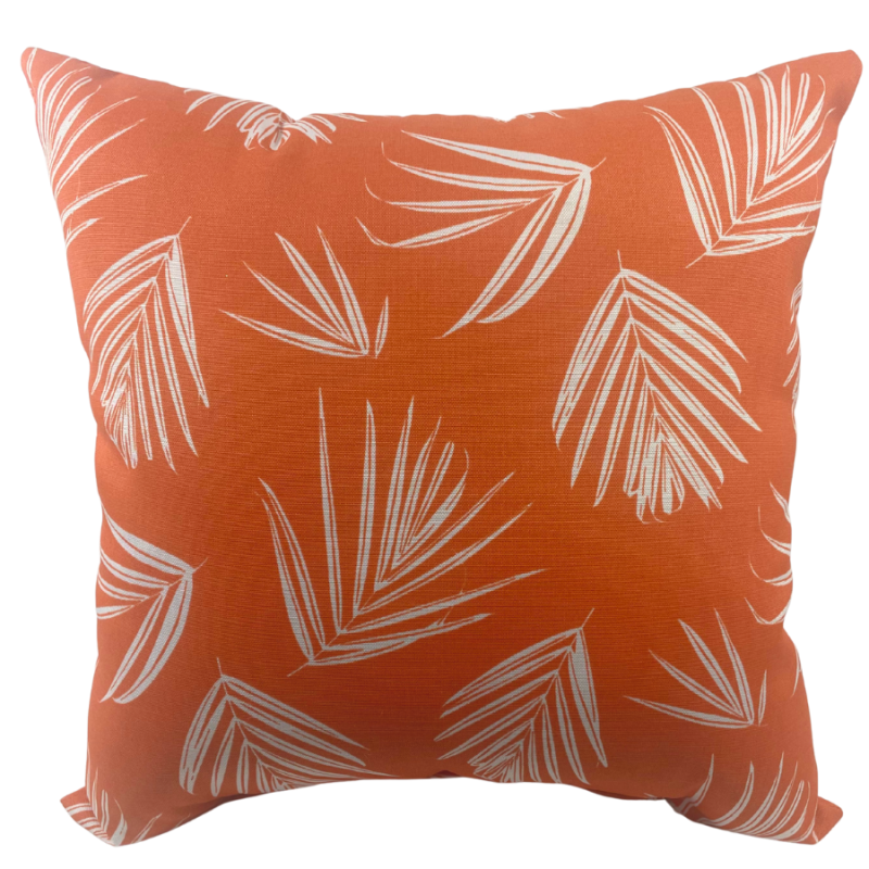 17" Terracotta Palm Breeze Pillow