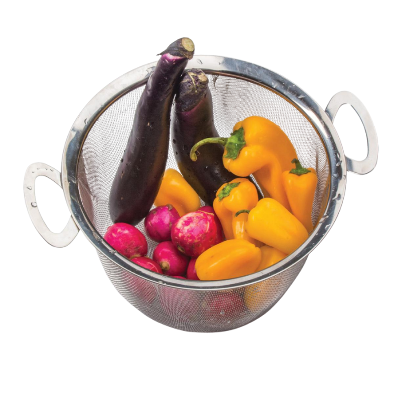 RSVP 3qt Wide Rim Mesh Basket