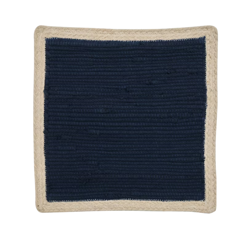 Navy Woven Square Placemat