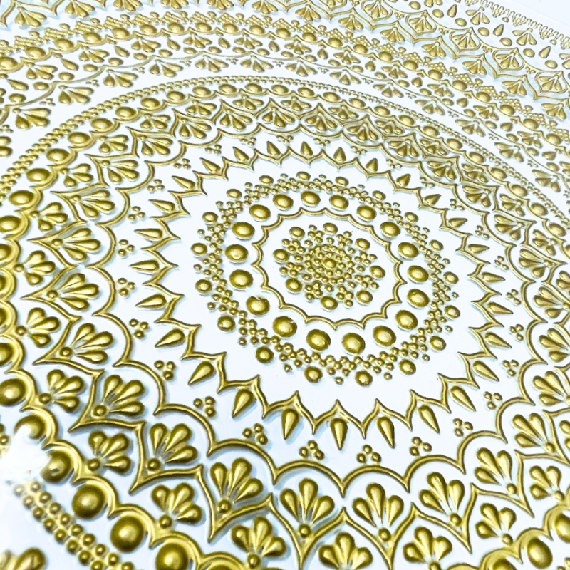 Golden Celebration Charger Plate