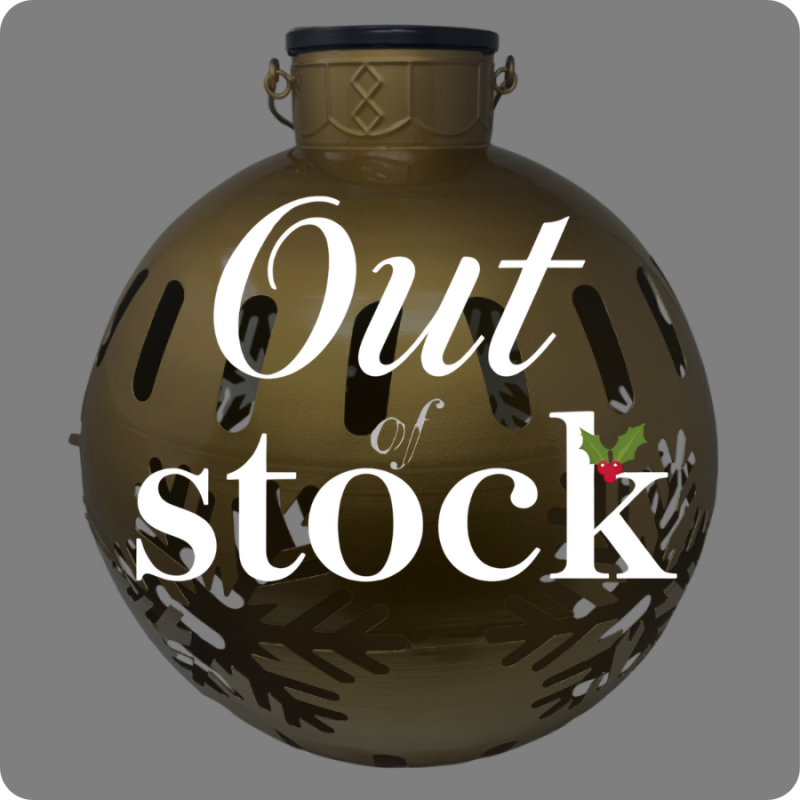 19" Solar Metal Bell - Gold