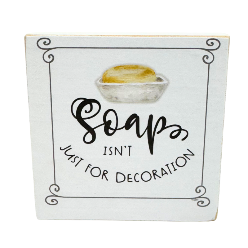 3.5" Funny Bathroom Sign