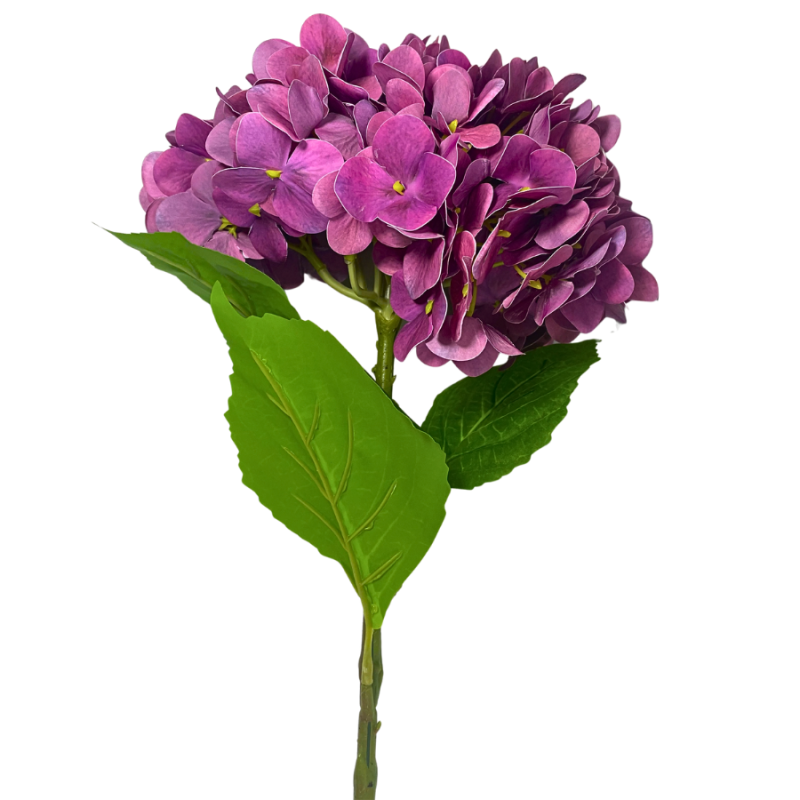 27" Hydrangea Stem - Magenta