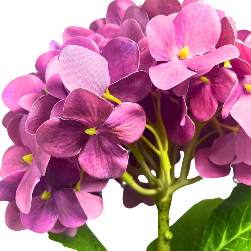 27" Hydrangea Stem - Magenta