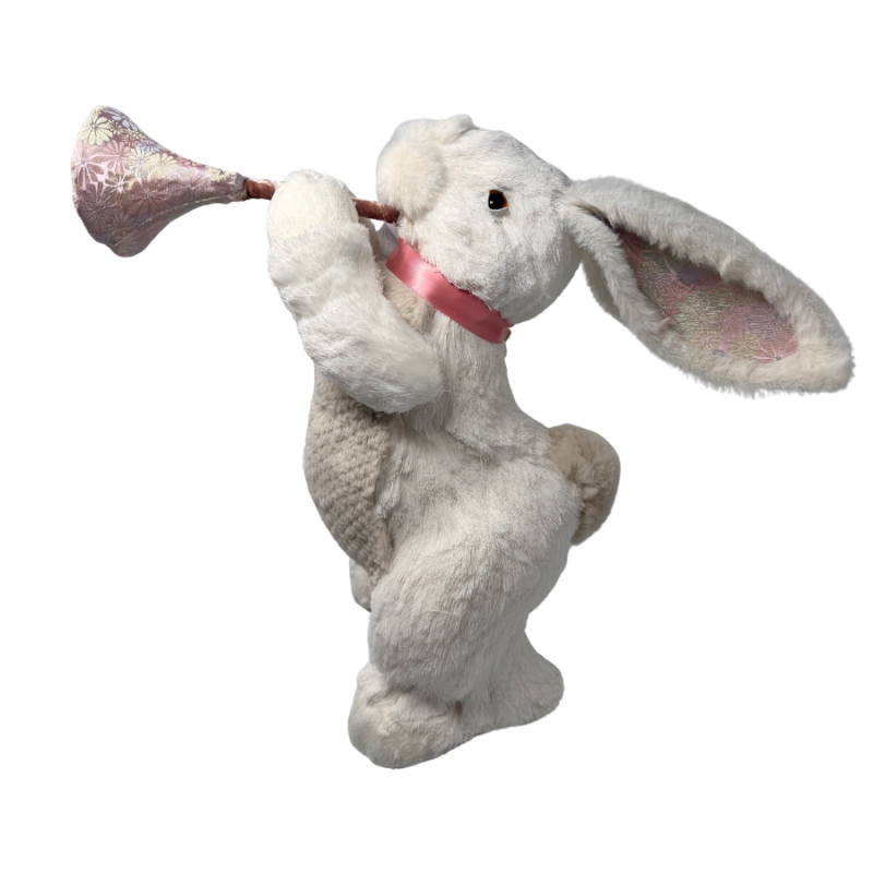 15" Rabbit with Trumpet