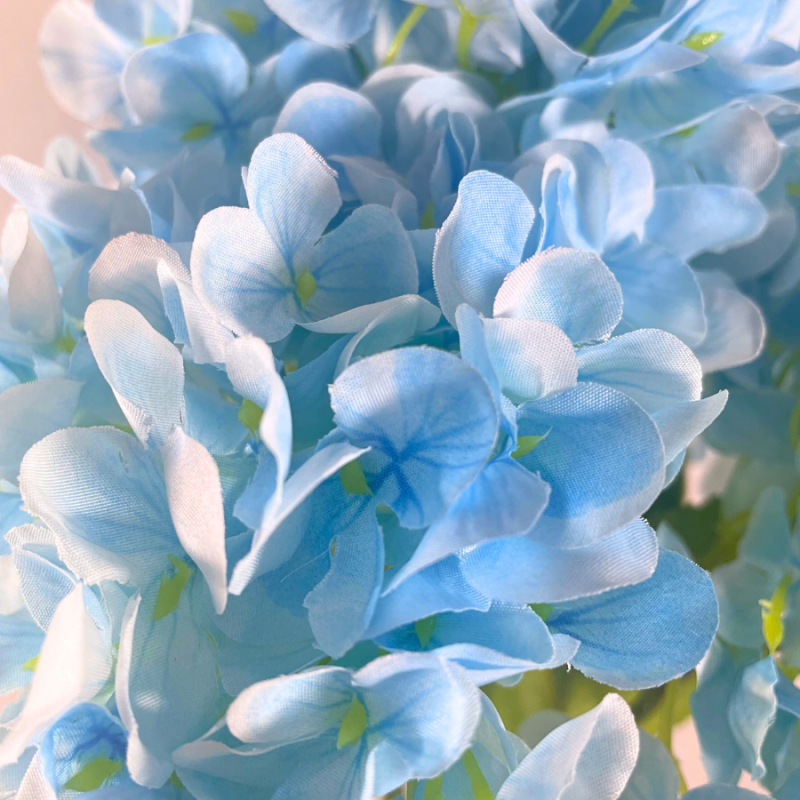 19" Hydrangea Bush - Light Blue