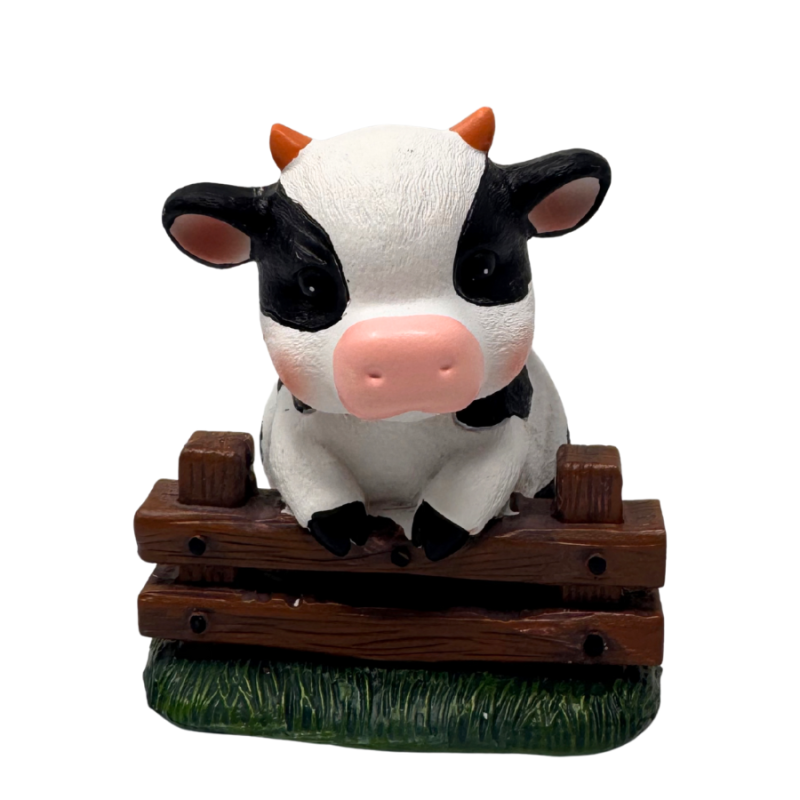 4.5" Baby Cow Figurine