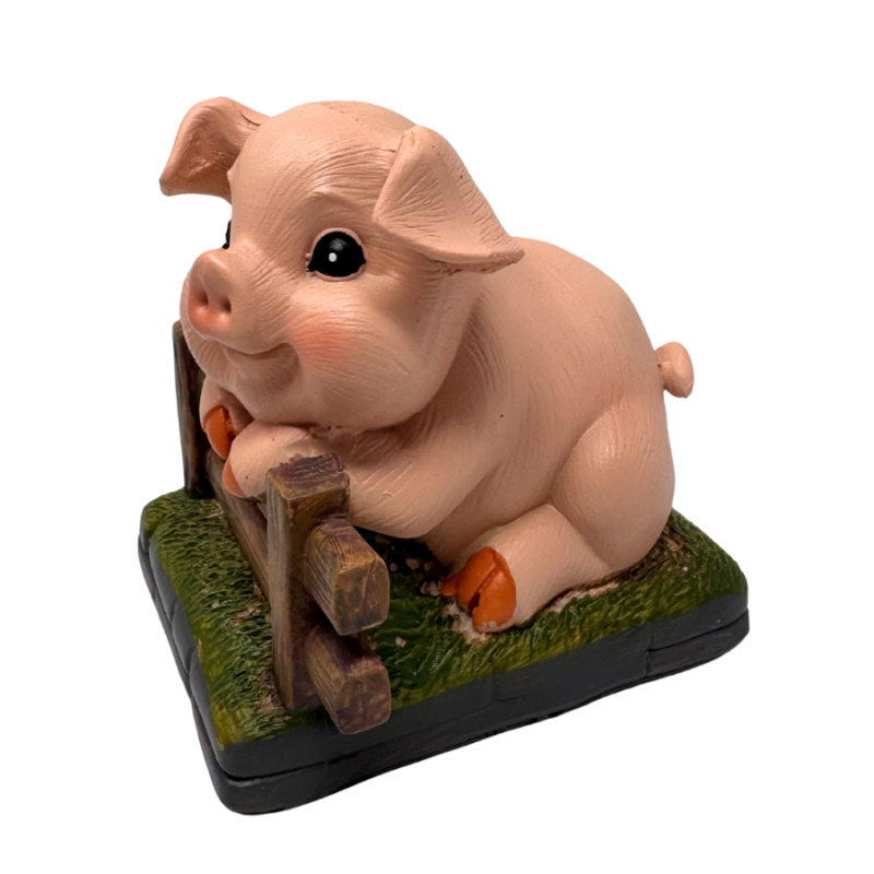 4" Baby Pig Figurine