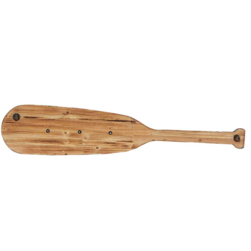 Blue & White Wood Paddle Wall Hook Hanger