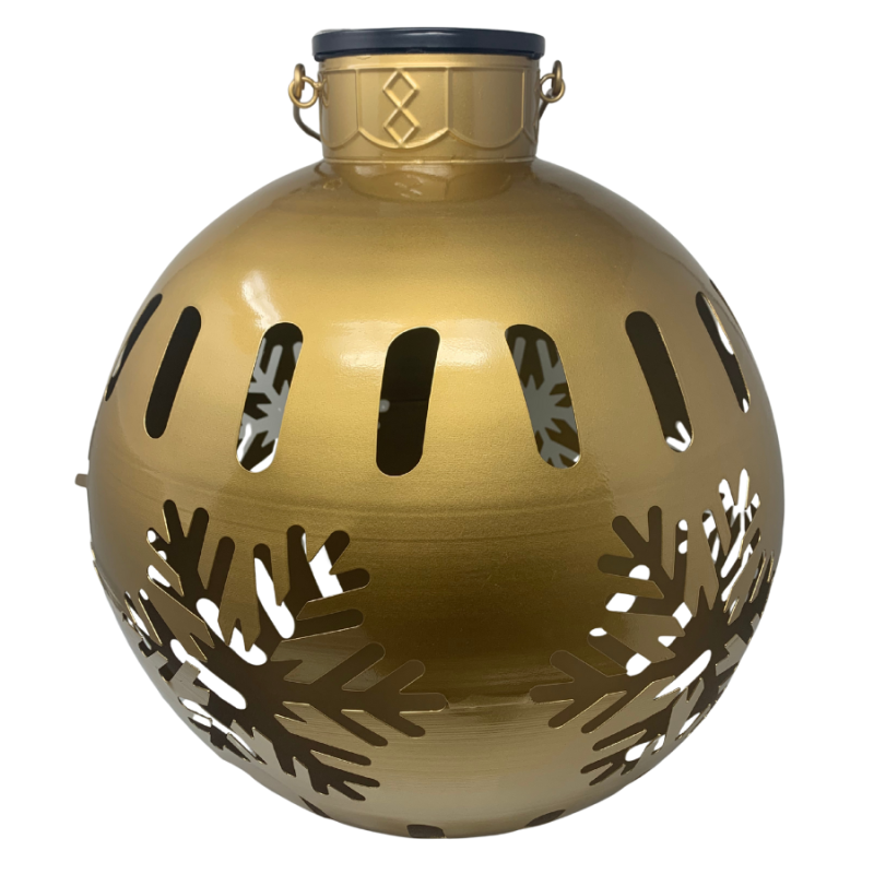 19" Solar Metal Bell - Gold